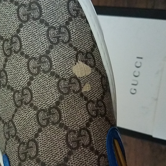 Gucci Coated Canvas Slip On Sneakers - Picture 5 of 8